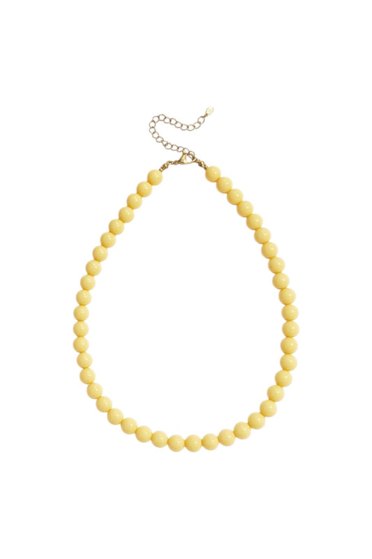Kralenketting Geel