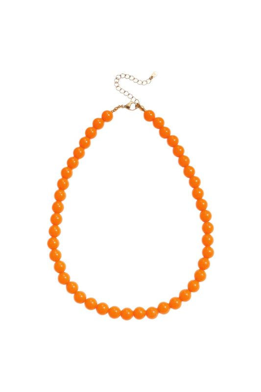 Kralenketting Oranjerood