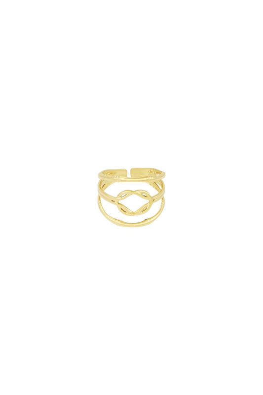 layered knot ring
